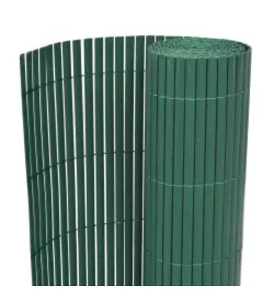 Gartenzaun Doppelseitig 110x500 cm Grün