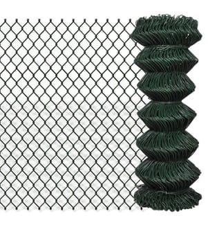 Maschendrahtzaun Stahl 1x25 m Grün