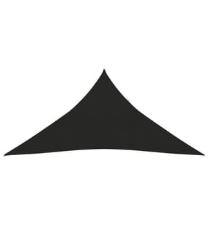 Sonnensegel 160 g/m² Schwarz 5x6x6 m HDPE