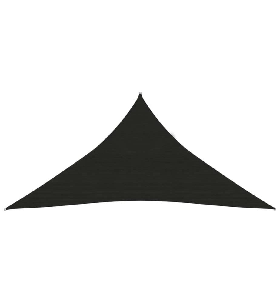 Sonnensegel 160 g/m² Schwarz 3,6x3,6x3,6 m HDPE