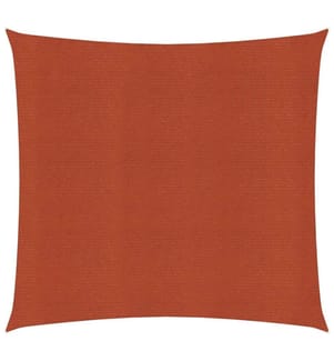 Sonnensegel 160 g/m² Terrakottarot 3x3 m HDPE