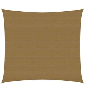 Sonnensegel 160 g/m² Taupe 5x5 m HDPE
