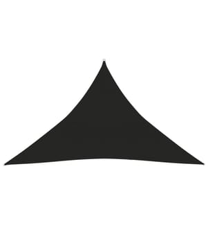 Sonnensegel 160 g/m² Schwarz 3x3x4,2 m HDPE
