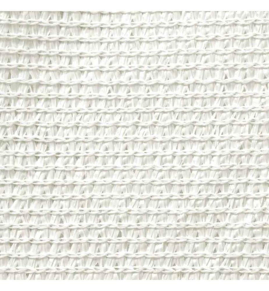 Voile d'ombrage 160 g/m² Blanc 3x5 m PEHD