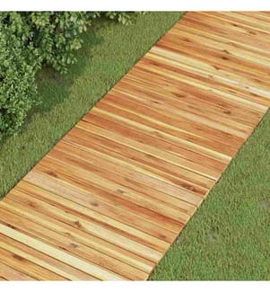 Gartenweg 200x50 cm Massivholz Akazie