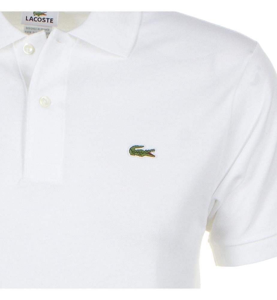 Poloshirt Classic Fit L12.12 aus Piqué-Baumwolle - Weiss
