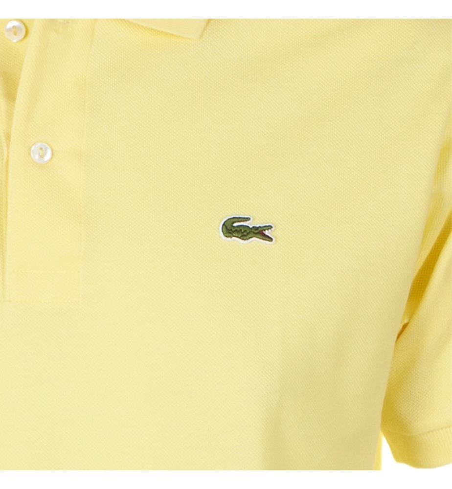 Poloshirt Classic Fit L12.12 aus Piqué-Baumwolle - Gelb