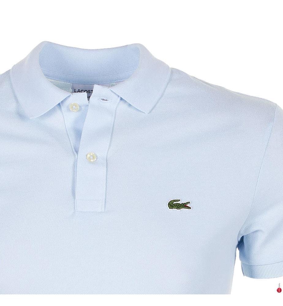Polo Slim Fit gesteppte Baumwolle Herren - Hellblau