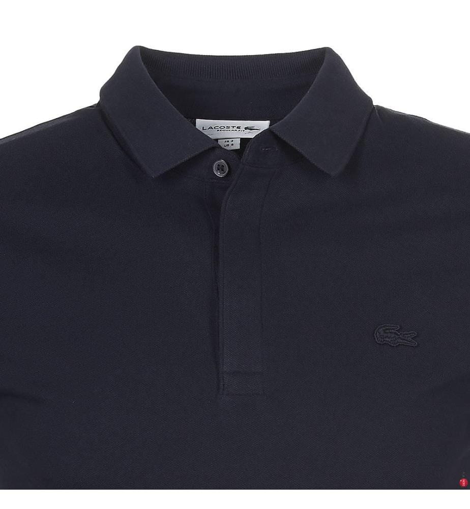 Polo Regular Fit Stretch - Baumwolle - Marine
