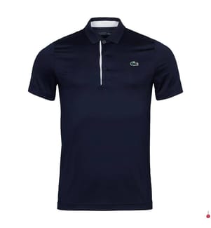 Regular Fit Golf Polo - Schwarz