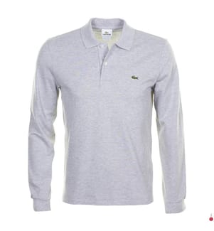 Polo Classic Fit aus Piqué-Baumwolle - Hellgrau