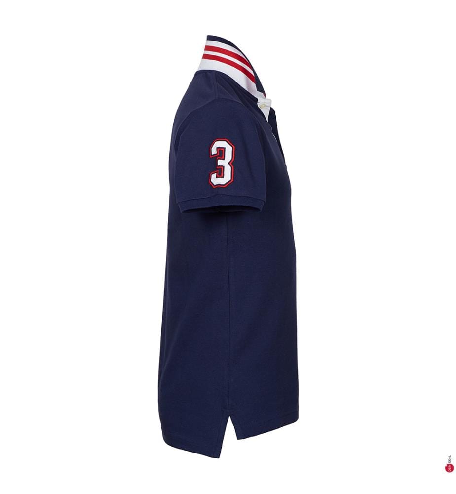 Polo Big Logo - Marine et Blanc
