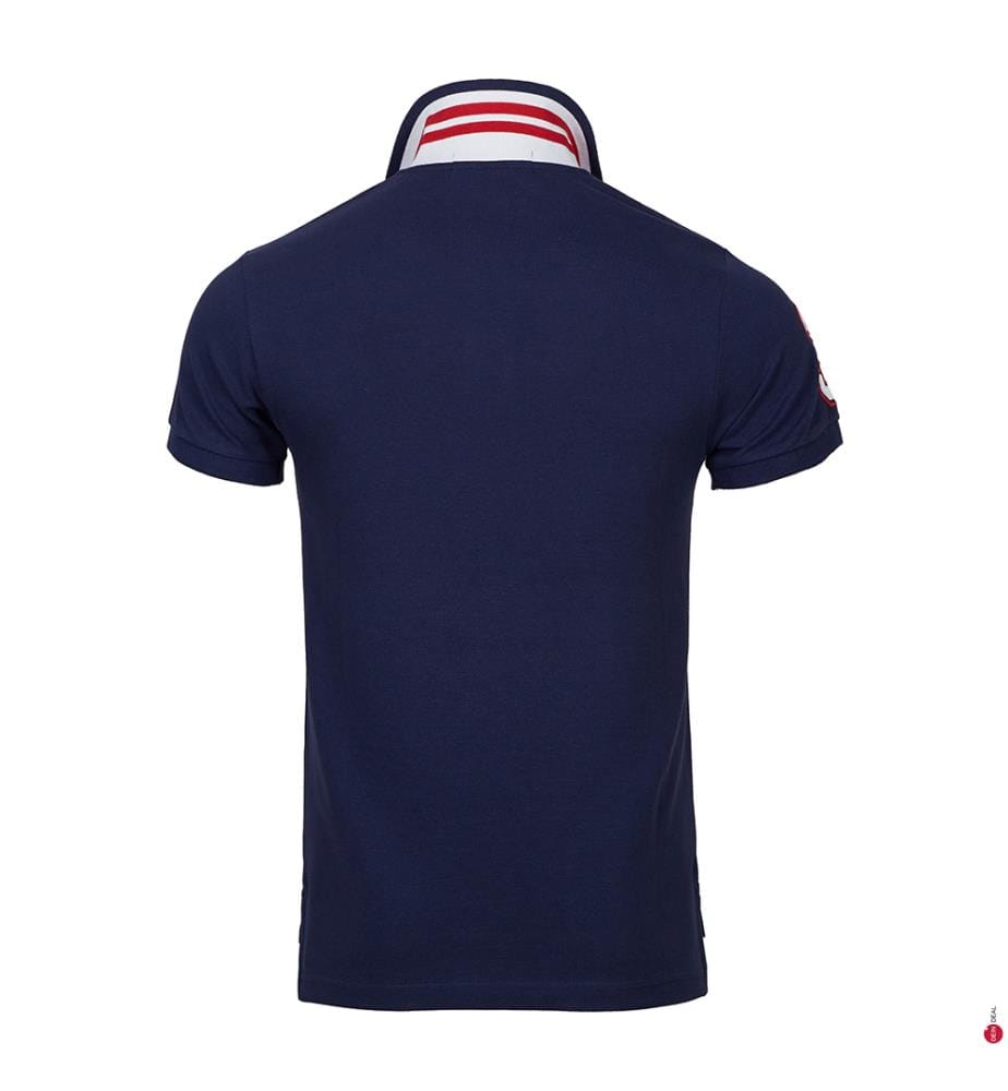 Polo Big Logo - Marine et Blanc