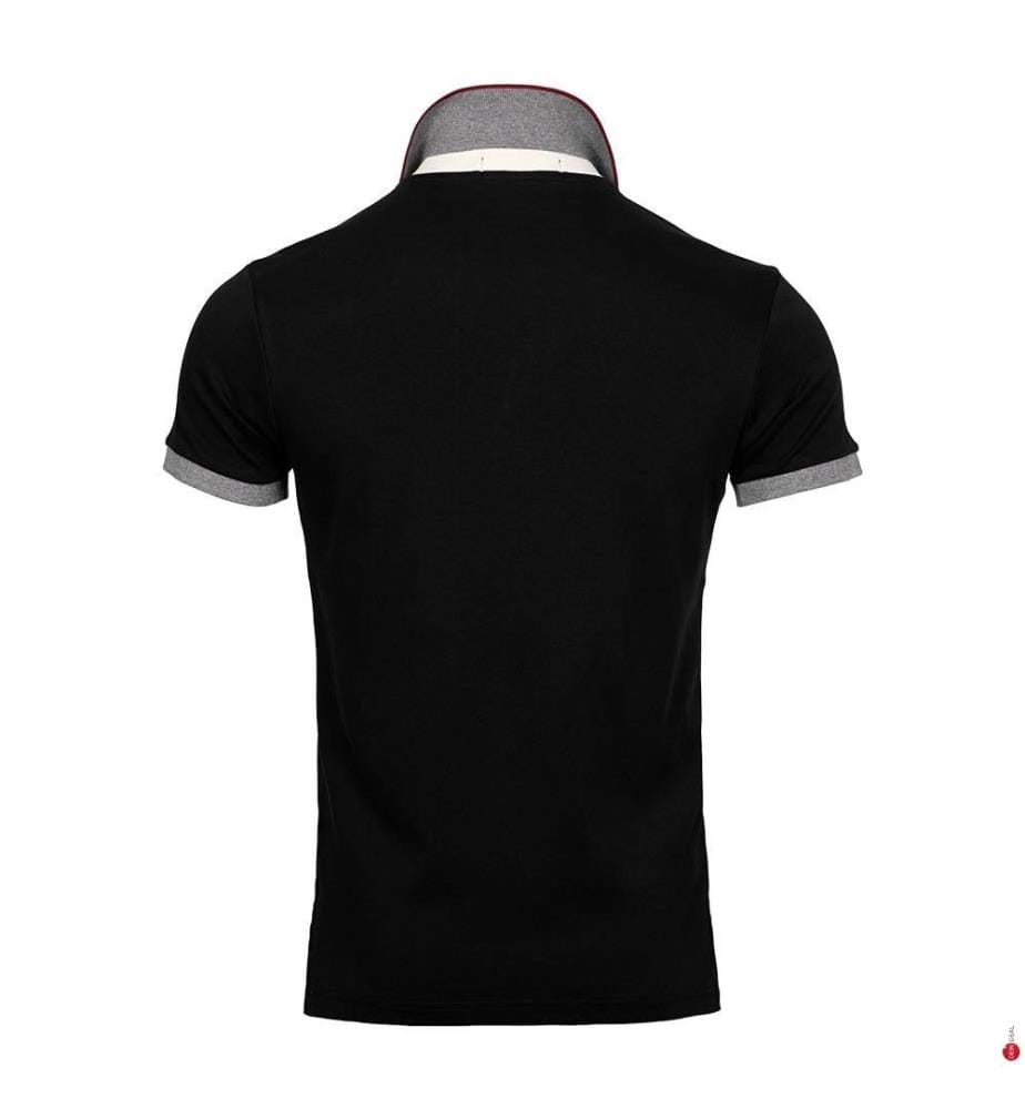 Poloshirt Big Logo - Schwarz