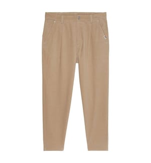 Chinohose Loose Tapered Corduroy - Taupe