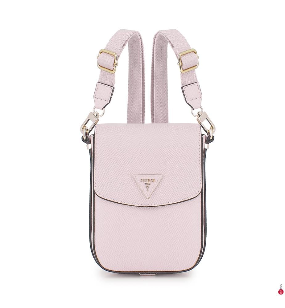 Light pink guess backpack new arrivals
