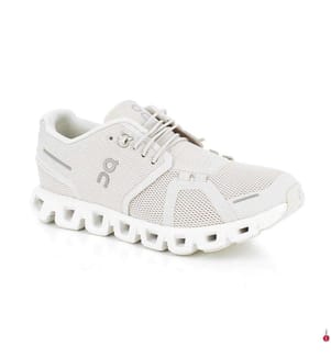 Cloud 5 Running Sneakers - Pearl White