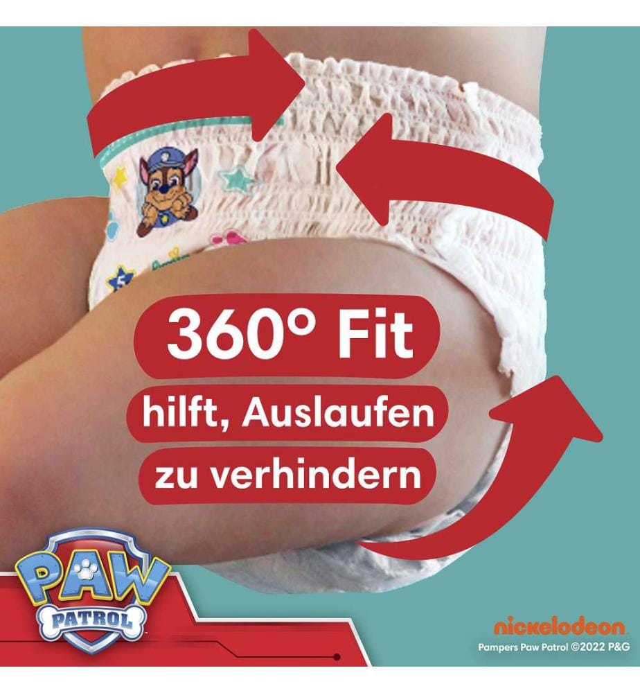 Pampers Baby-Dry Paw Patrol - Size 4 (9-15 kg) -… | DeinDeal