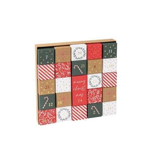 Calendrier de l'Avent Coffret cadeau Wim 28 x 28 x 3.5 cm