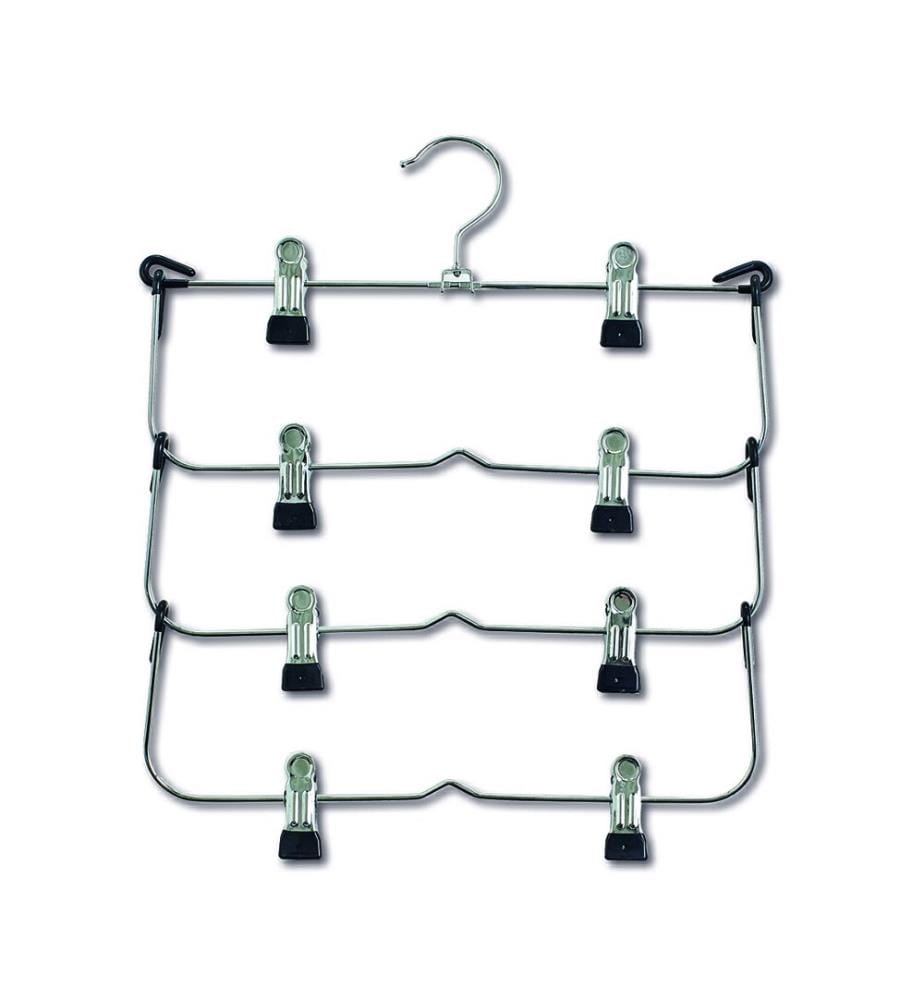 Zeller Multiskirt hanger, chromed metal Argen… DeinDeal