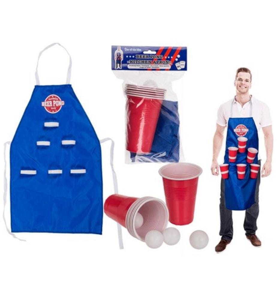 Sombo Drinking game kitchen apron, Beer Pong, ap… DeinDeal
