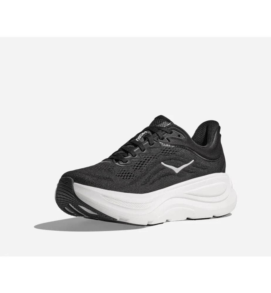 Chaussures de Course à Pied de Course Bondi 9 - Blanc et Noir