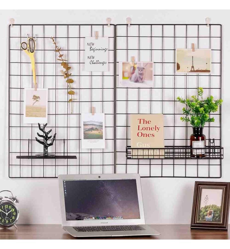 Wallity Decorative Metal Wall Accessory, Black, … | DeinDeal