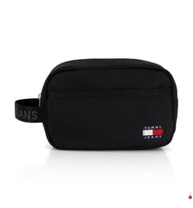 Essential Kosmetiktasche mit Logo - Schwarz