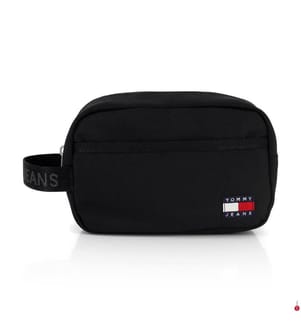 Essential Kosmetiktasche mit Logo - Schwarz