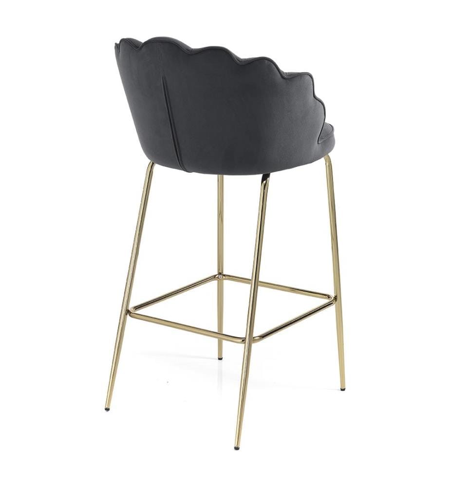 Tomasucci Shell Stool - Grey | DeinDeal