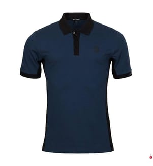Polo-Shirt mit kurzen Ärmeln - Marine