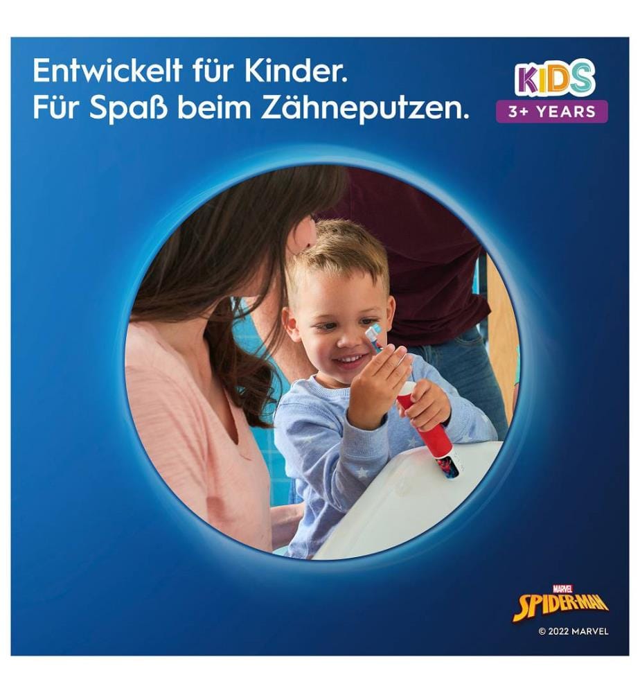 8er-Set Zahnbürstenköpfe Kids Spiderman - White