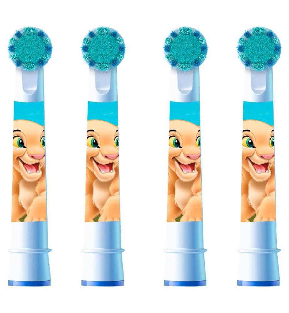 4er-Set Zahnbürstenköpfe Pro Kids 3+ The Lion King - Weiss