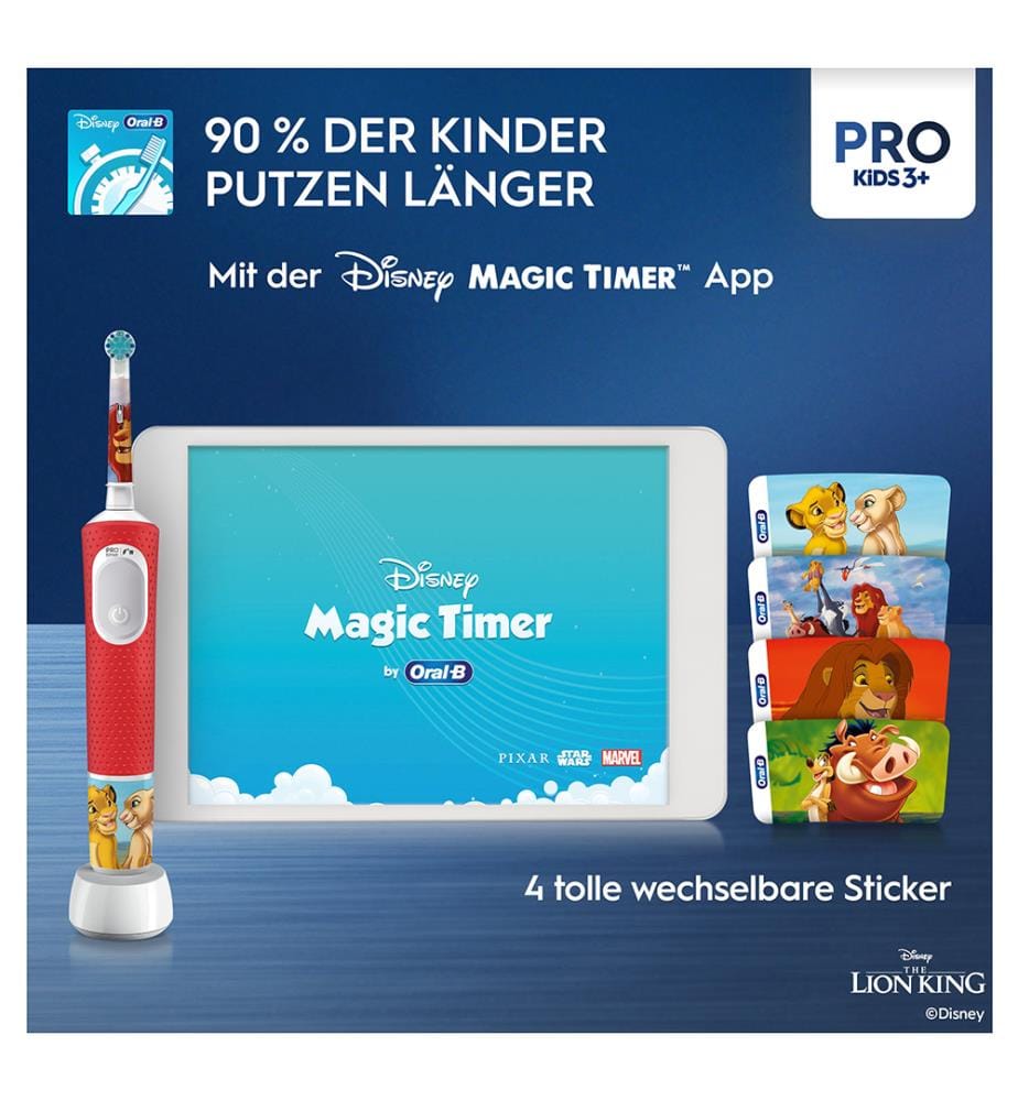 Pro Kids 3+ Lion King - Rot