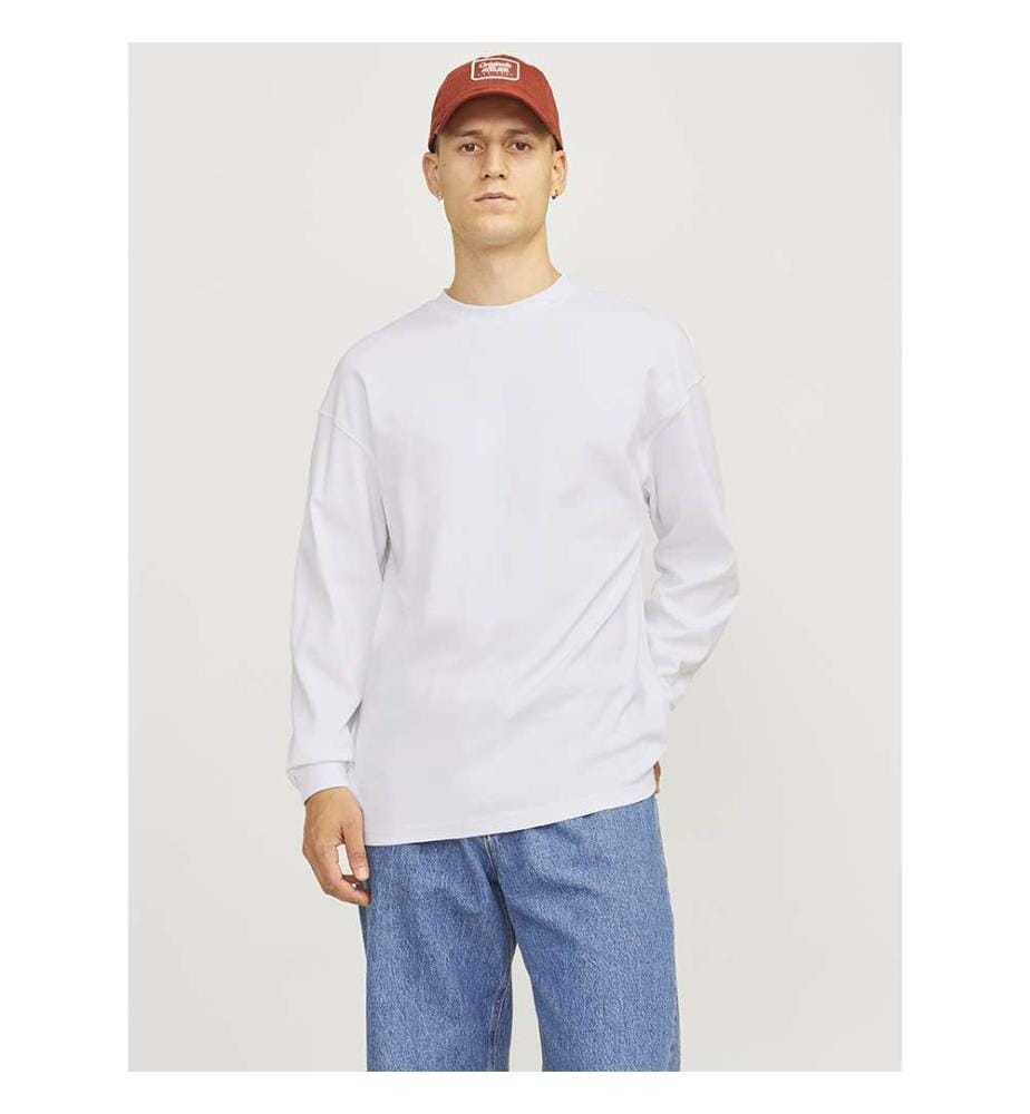 T-Shirt à Manches Longues - Blanc