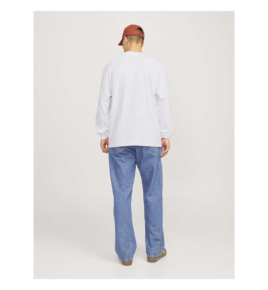 T-Shirt à Manches Longues - Blanc