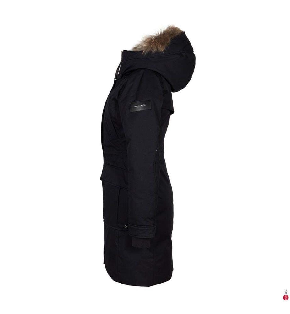 Parka reversibile in cotone tecnico, verde milare | Intrend
