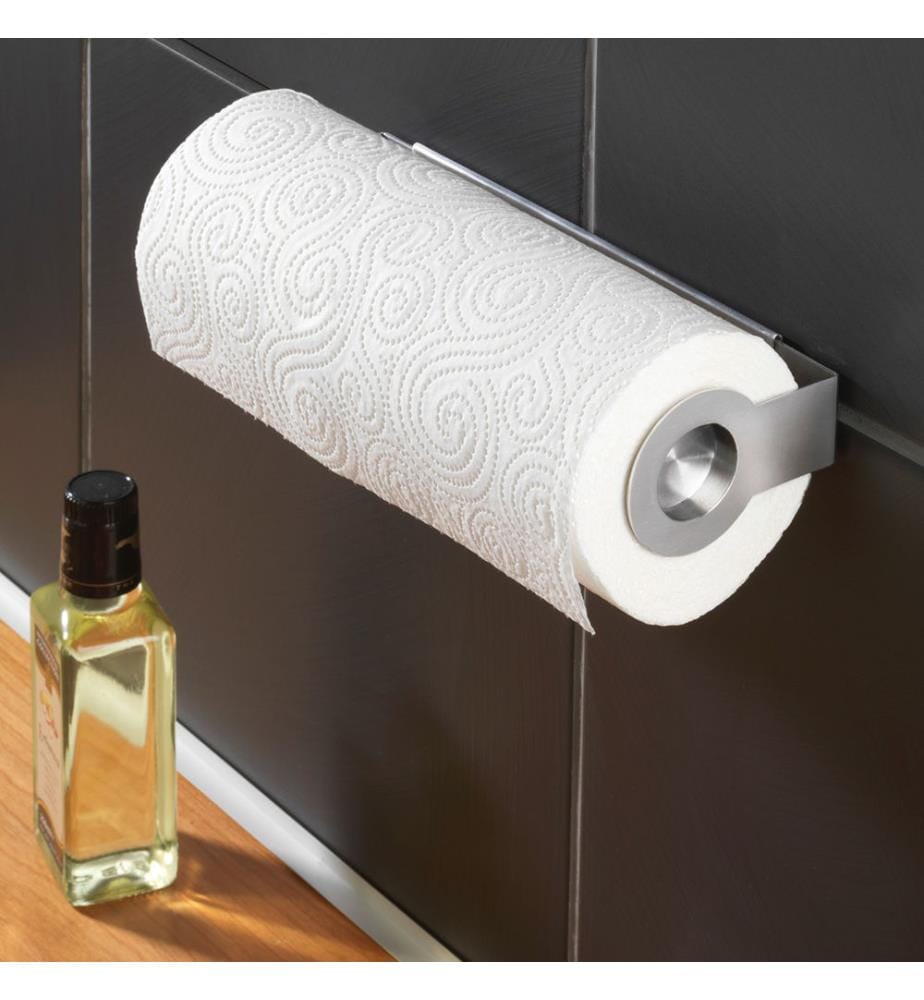 Porte essuie-tout universel Cerri, acier inox