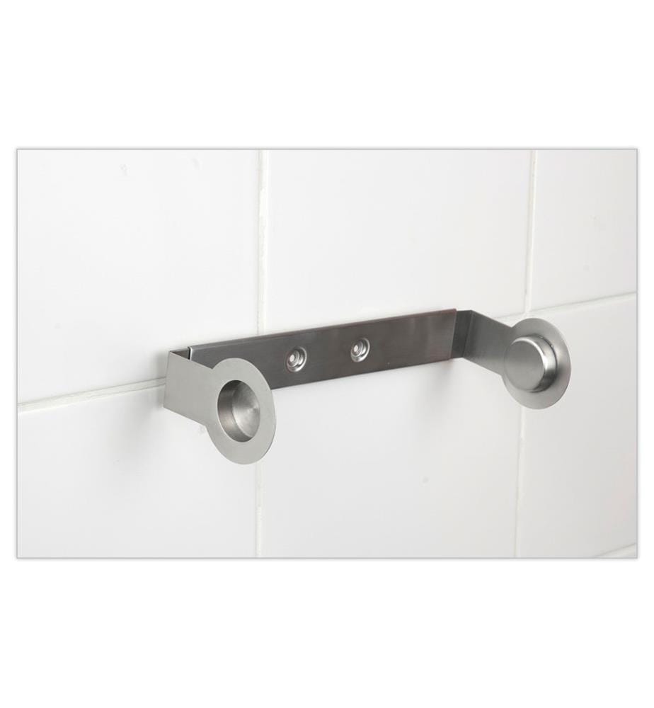 Porte essuie-tout universel Cerri, acier inox