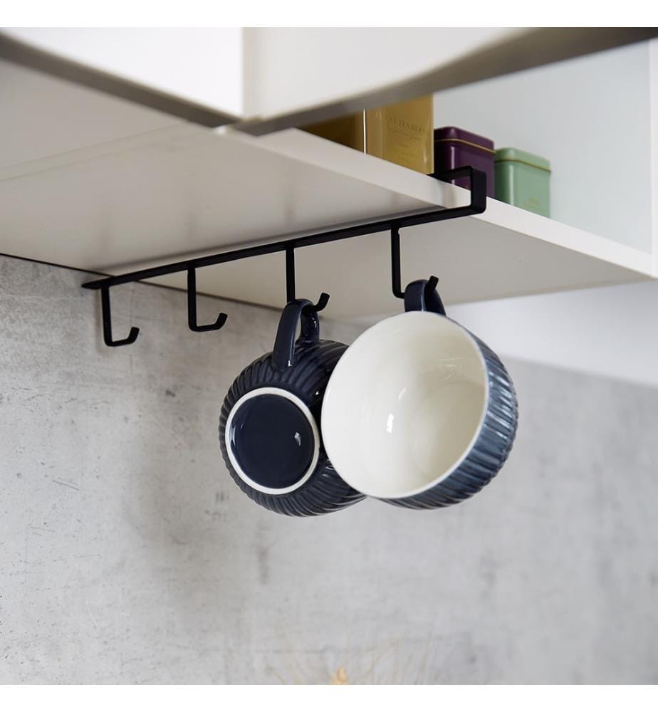Accroche-tasses pour étagère, 4 tasses