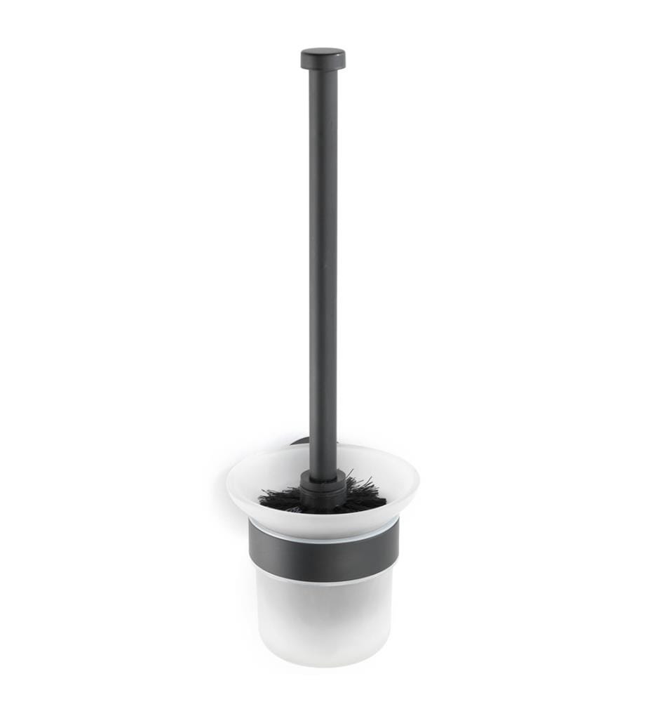Brosse WC Bosio Black mat, acier inox