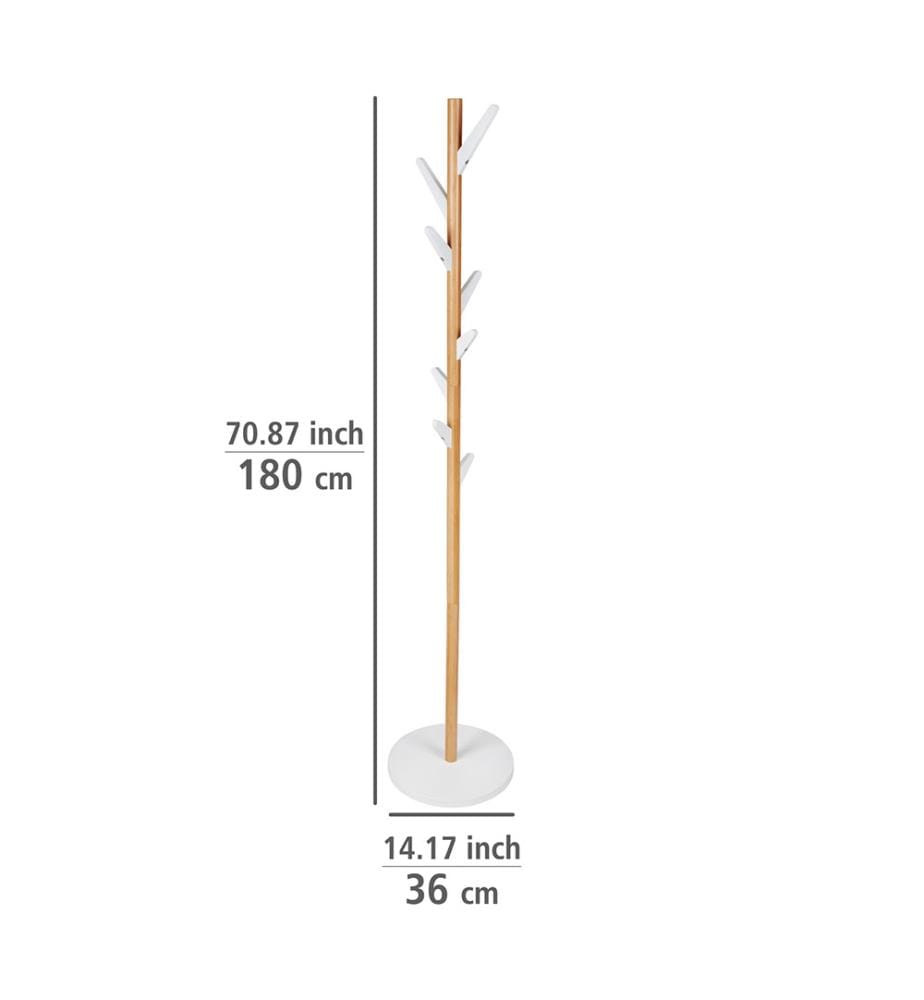 Porte-manteaux 36 x 180 x 36 cm - Brun