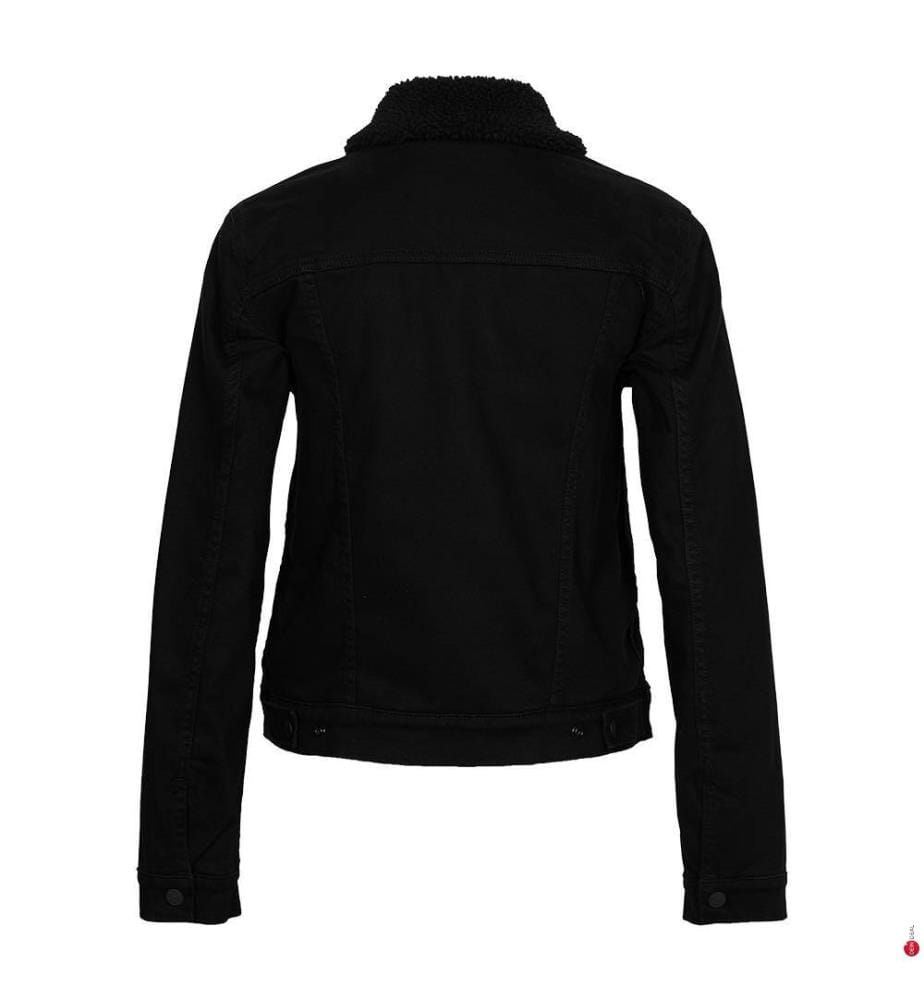 Samtjacke - Schwarz