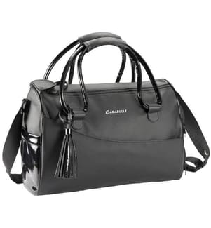Wickeltasche Glossy - Schwarz