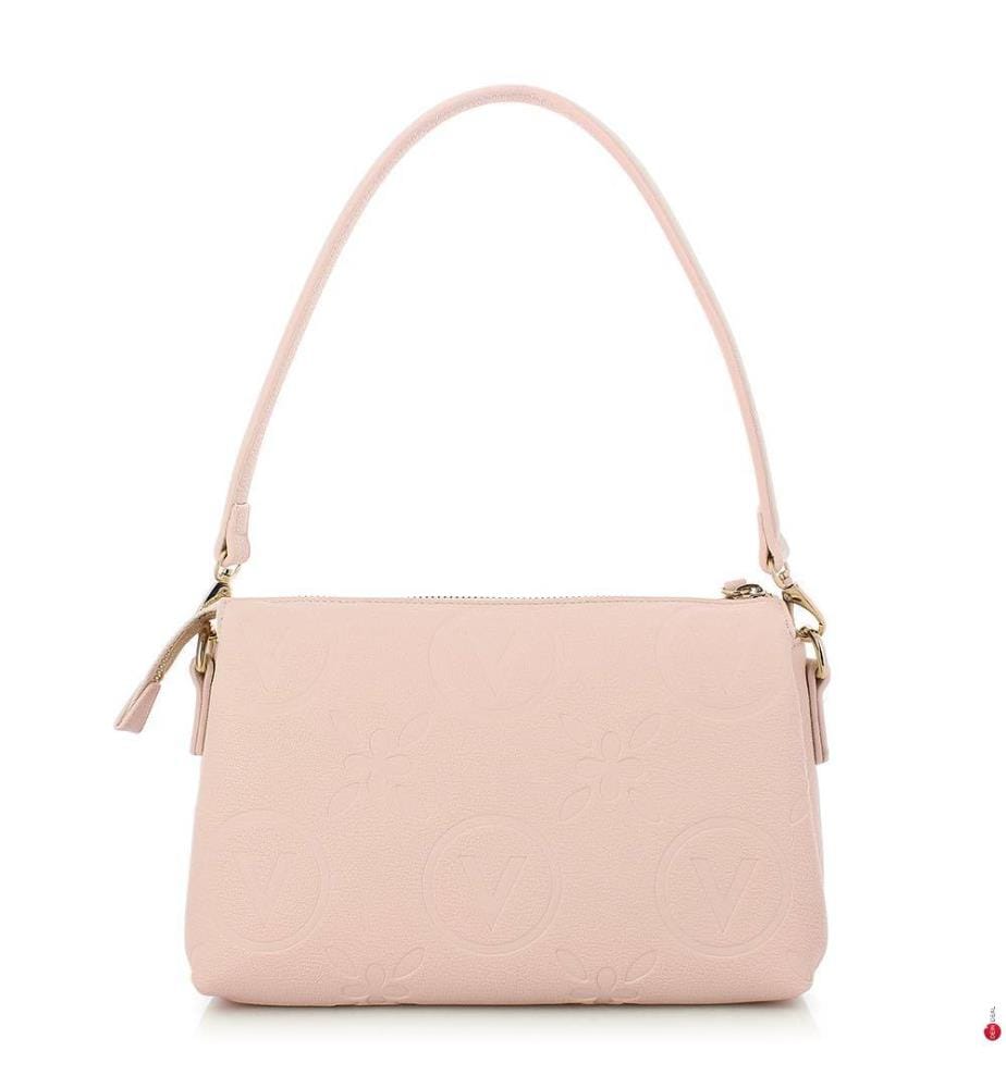 Samba Debossed Convertible Crossbody Bag - Pink