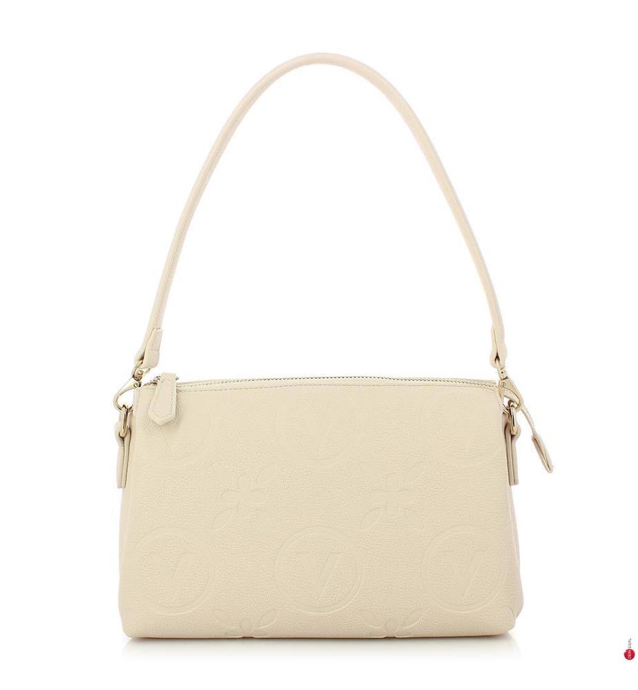 Samba Debossed Convertible Crossbody Bag - White
