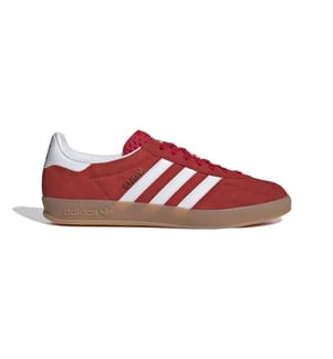 Baskets Gazelle Indoor - Rouge et Blanc