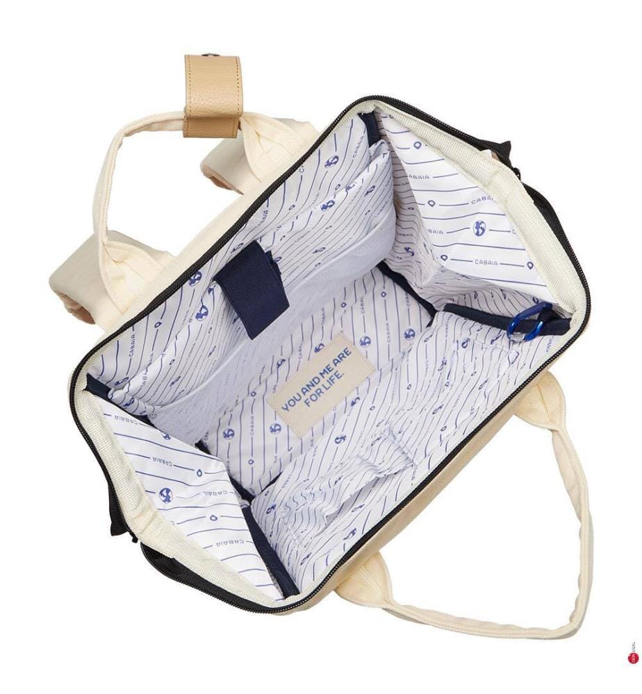 Sac à Dos avec 2 Pochettes Interchangeables Adventurer Medium 23 L Cap Town - Crème