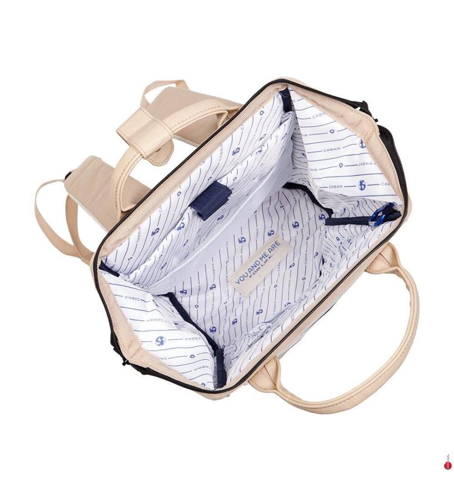 Sac à Dos avec 2 Pochettes Interchangeables Adventurer Medium 23 L Arcachon - Beige