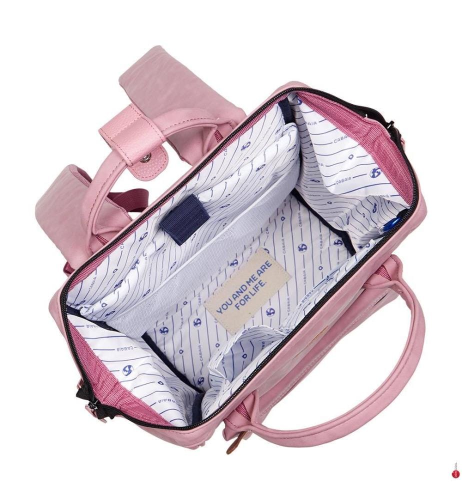 Sac à Dos avec 2 Pochettes Interchangeables Adventurer Medium 23 L Bari - Rose